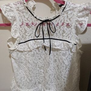 Topshop lace top